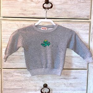 Unisex 4T Frog Crewneck